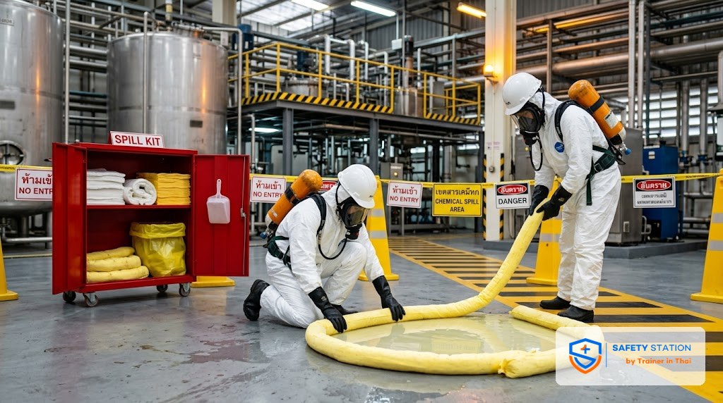 Chemical Spill Response — 3 Tier + STOP-CONTAIN-CLEAN