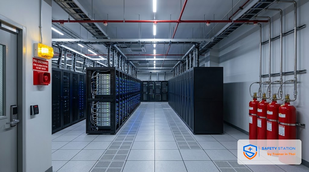 Data Center Fire Suppression — FM-200 vs Novec 1230 vs Inergen