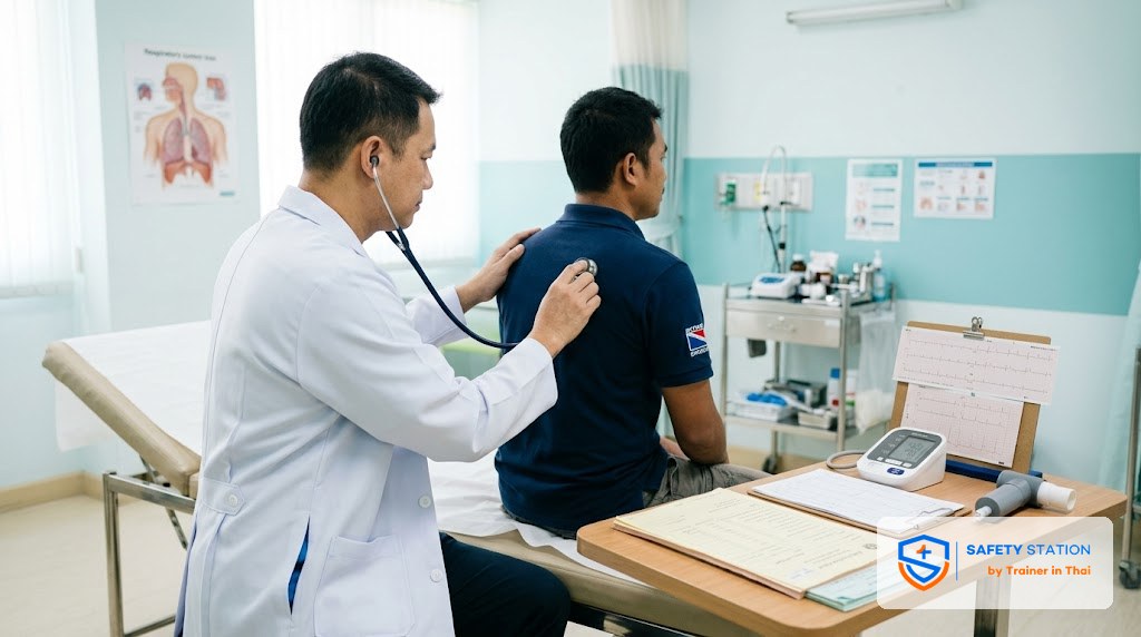 ตรวจสุขภาพและความฟิตของนักประดาน้ำ — ความถี่ โรคต้องห้าม และบัตรตรวจสุขภาพ