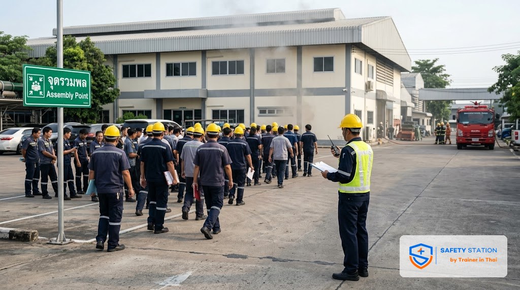 แผน Fire Drill ประจำปี — Timeline D-30/D-day/D+30 ตามกฎหมาย