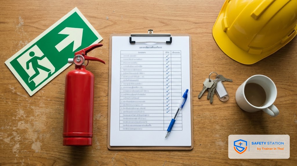 15 ข้อต้องทำตามกฎอัคคีภัย 2555 — Checklist สถานประกอบกิจการ