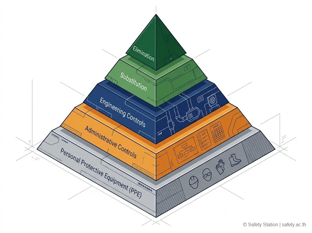 Hierarchy of Controls 5 ระดับ