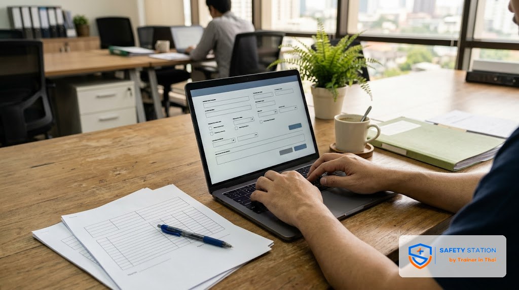 ขึ้นทะเบียน จป. ออนไลน์ ผ่าน e-Service กรมสวัสดิการฯ — ขั้นตอน เอกสาร และแบบ กภ.จพ.