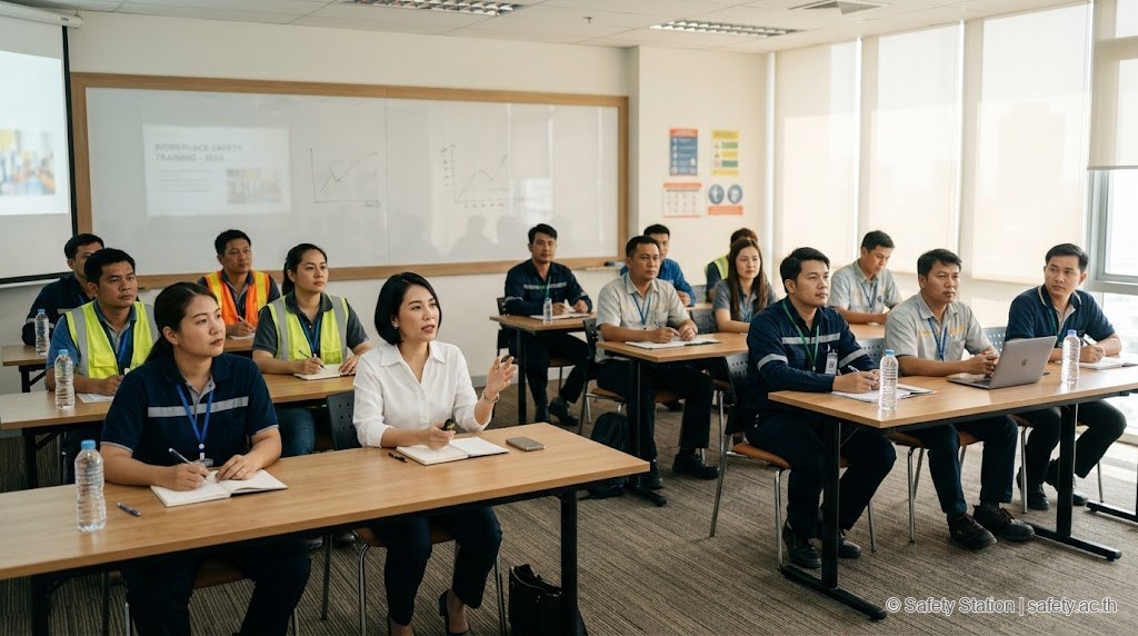 การอบรมหลักสูตร จป.หัวหน้างาน 12 ชั่วโมง