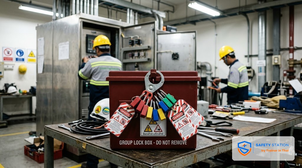 Group LOTO และ Complex Energy Isolation — ล็อกหลายคน หลายแหล่งพลังงาน อย่างปลอดภัย