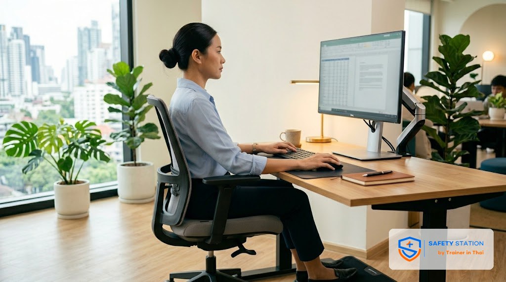 Office Syndrome — 5 อาการ 5 ท่ายืด พร้อมจัดโต๊ะให้ถูก